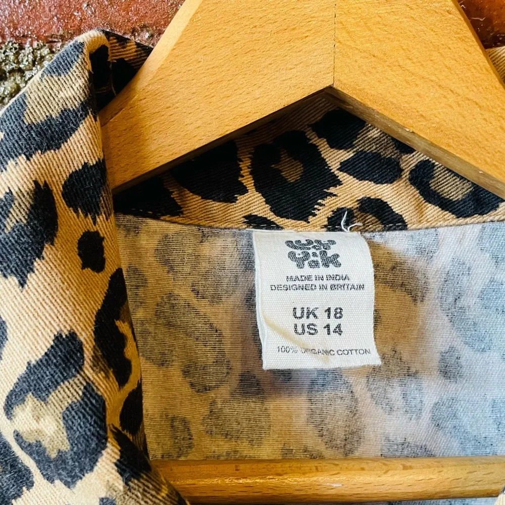 Lucy & Yak Ragan Cotton Jumpsuit in Leopard "Leo" US 14 (UK 18) - Picture 4 of 4